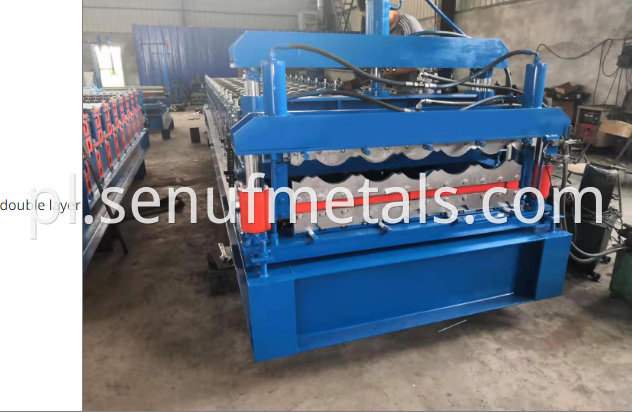 840 Single layer metal forming machine coil glazed tile roll forming machine14